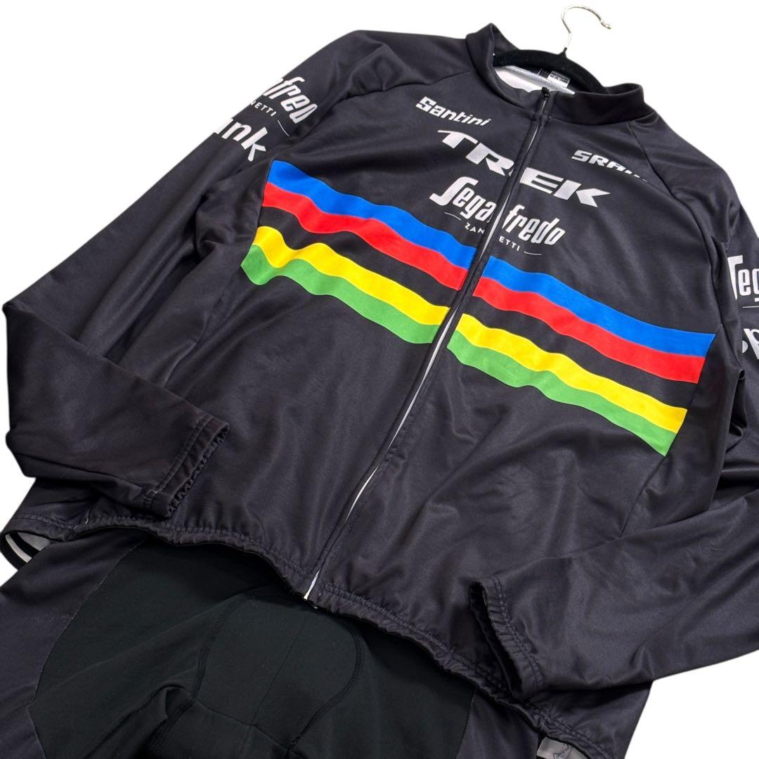 TREK Segafredo サンティーニ ツナギ付 サイクルジャージ 3XL
