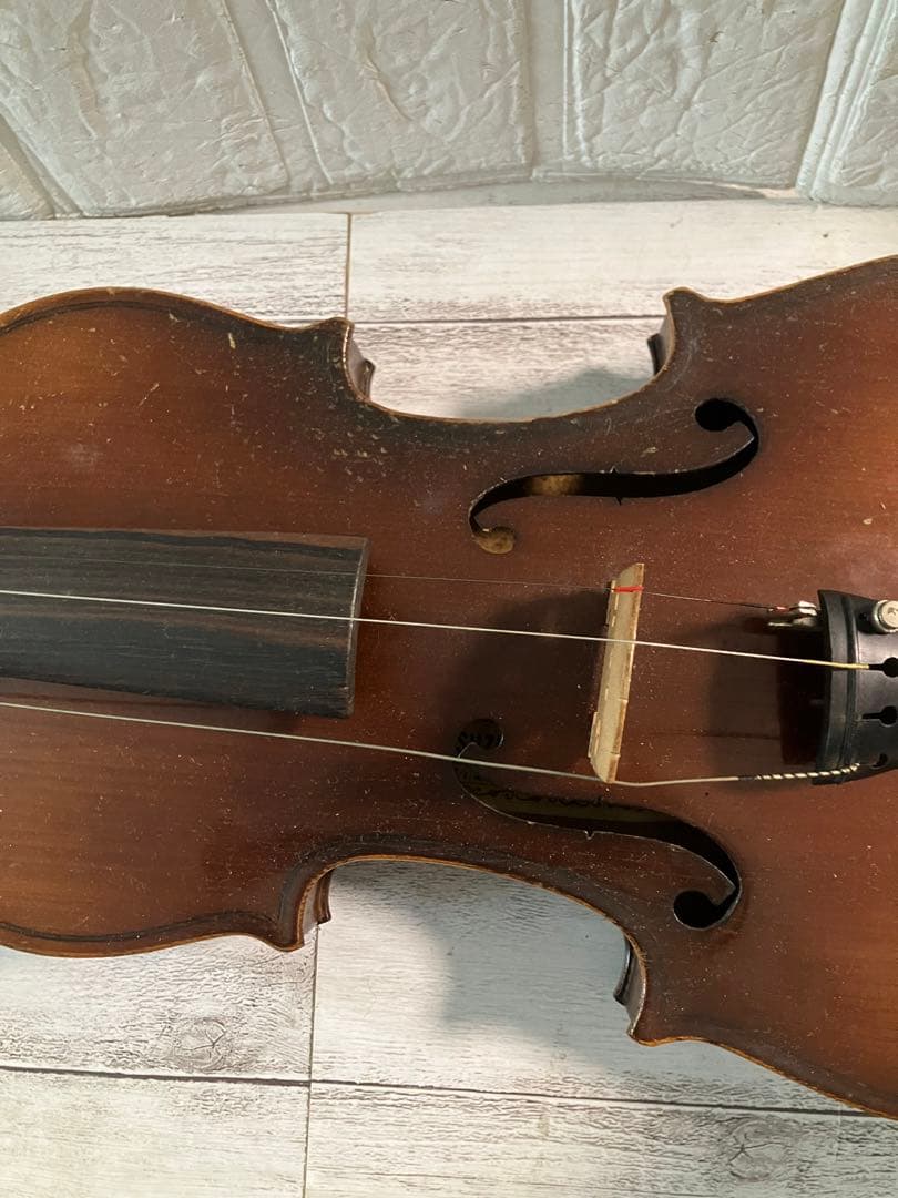 木製ブラウンバイオリン本体