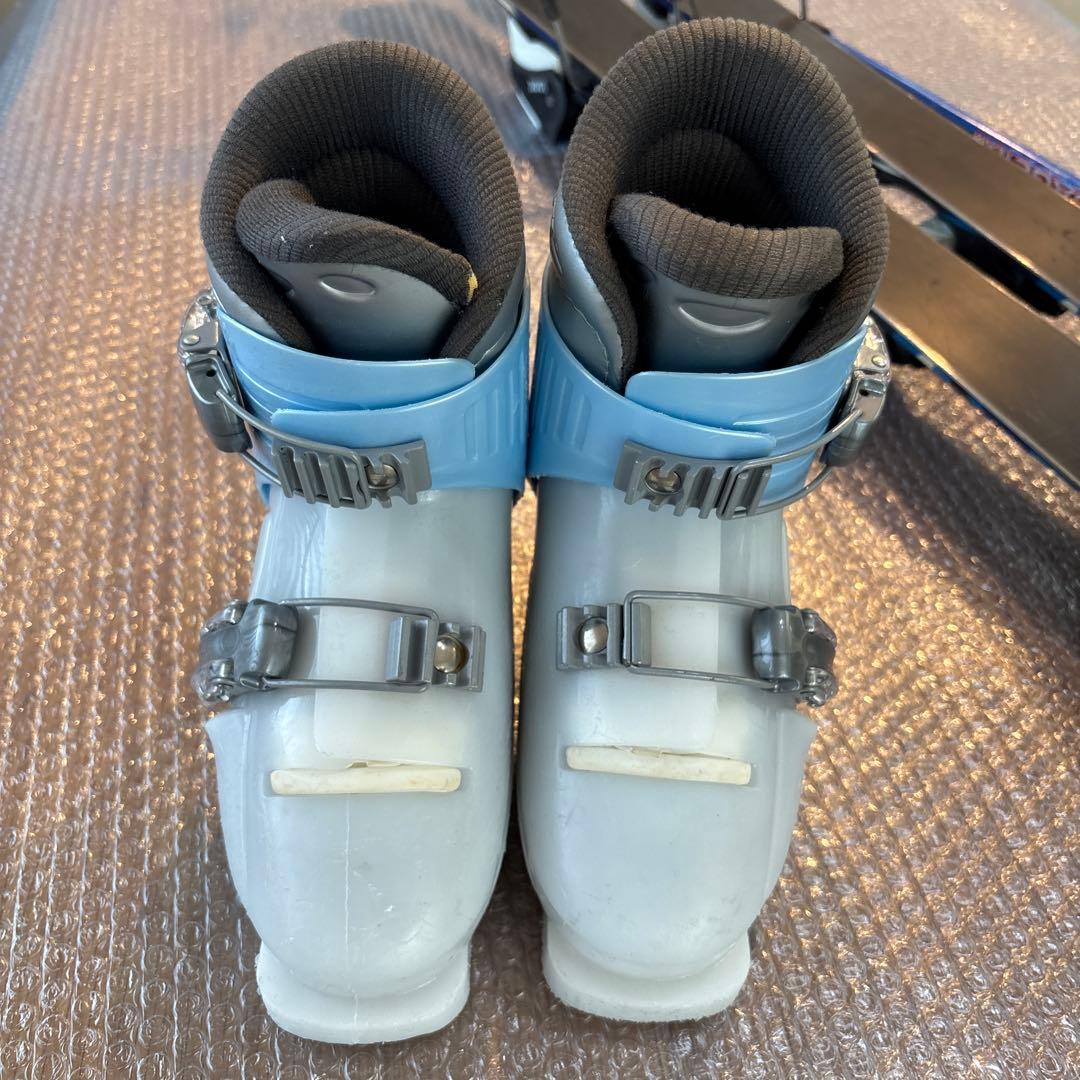 ジュニアスキーセット　SMALLOW 100cm 19cm未使用ストック付