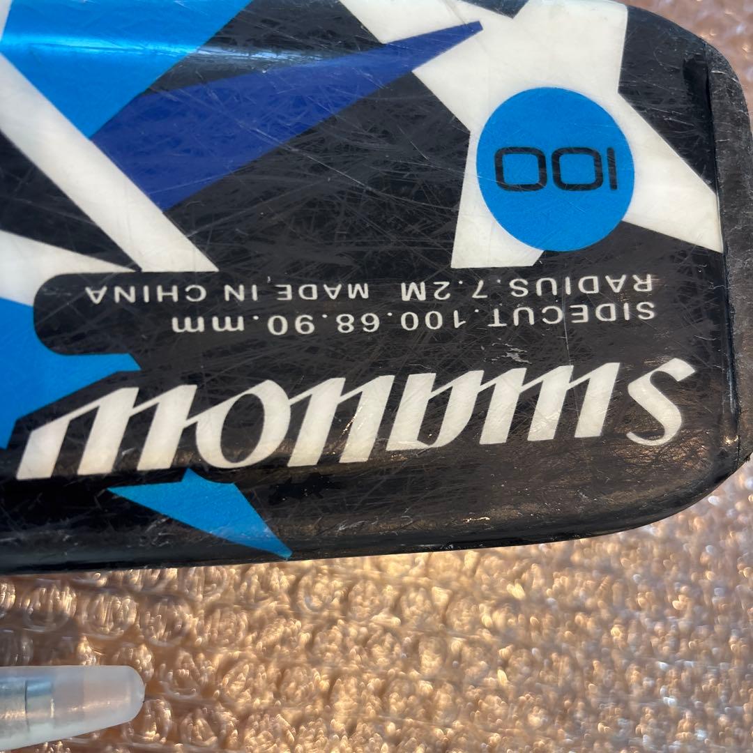 ジュニアスキーセット　SMALLOW 100cm 19cm未使用ストック付