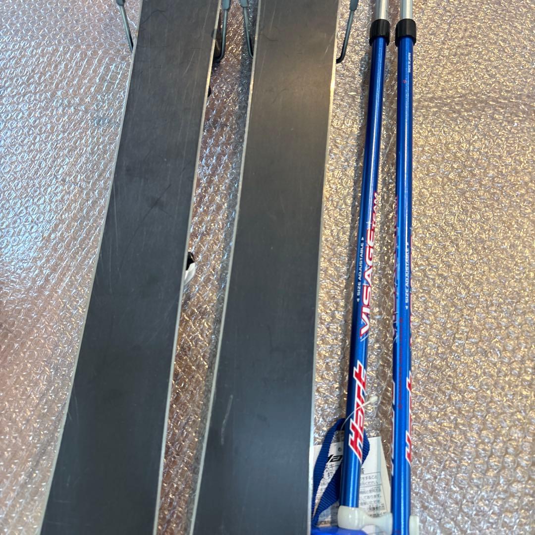 ジュニアスキーセット　SMALLOW 100cm 19cm未使用ストック付