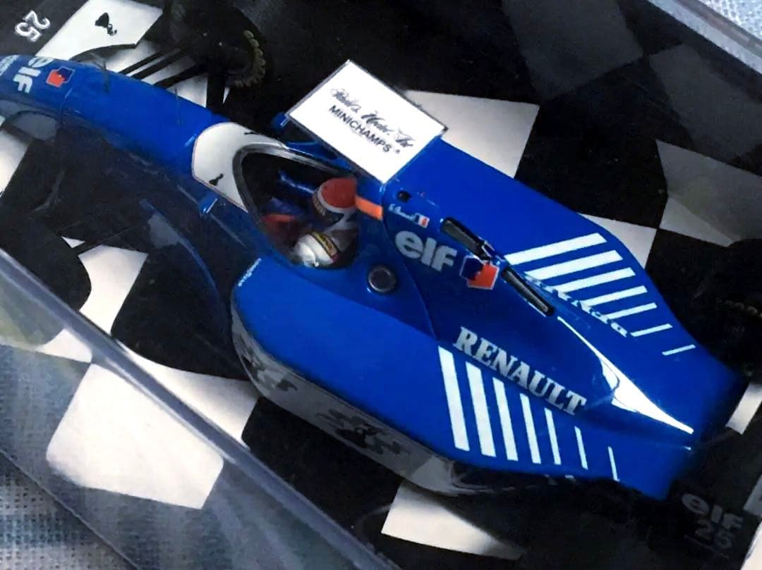 ミニチャンプス 1/43 リジェ・ルノー JS39B ベルナール 250個限定