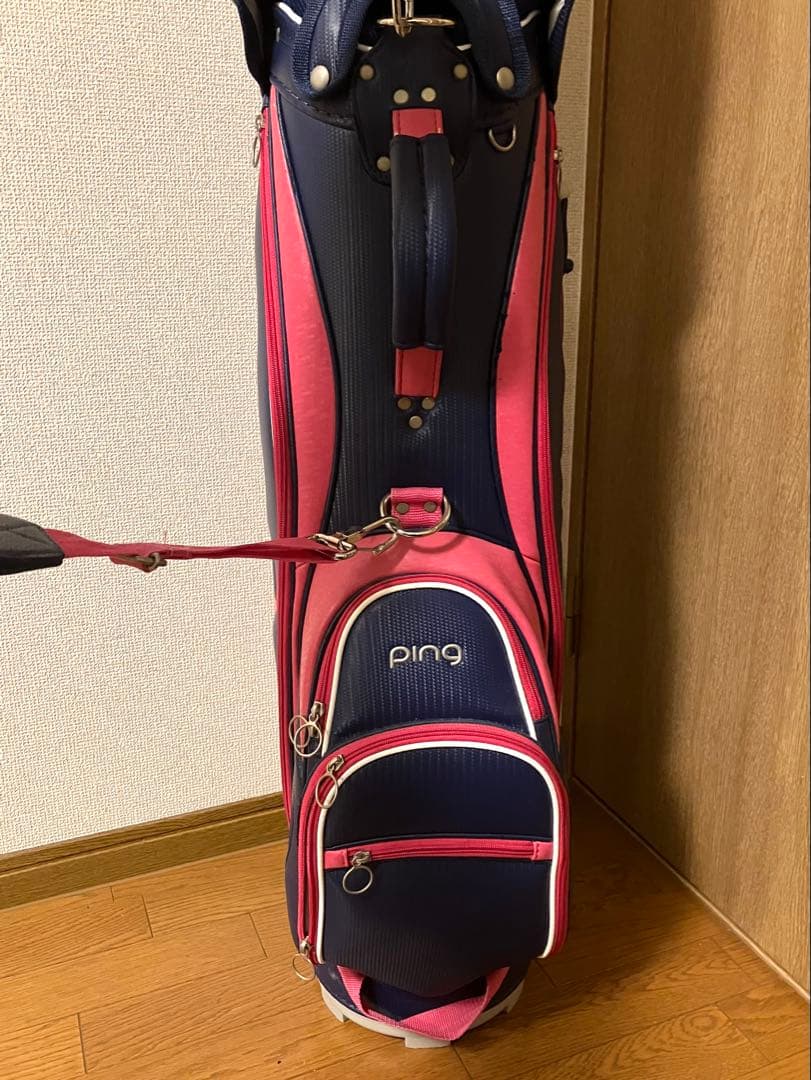 ⭐️ 良品 PING ピン ゴルフ キャディバッグ ピンク ネイビー