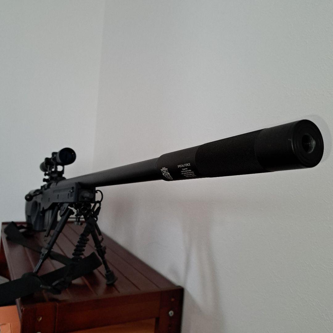 東京マルイ　L96 AWS エアコッキングライフル ブラック　付属品色々