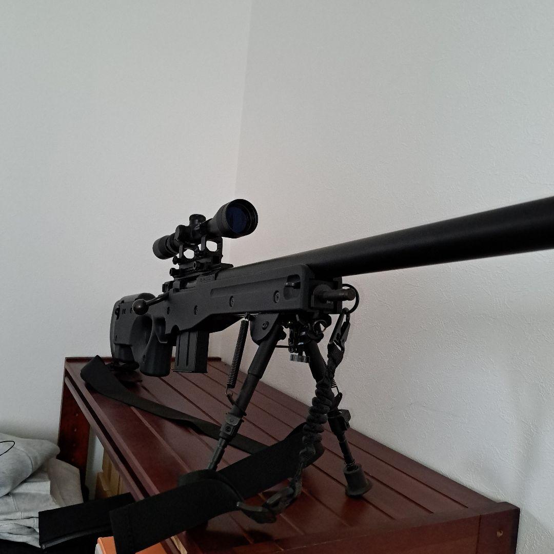 東京マルイ　L96 AWS エアコッキングライフル ブラック　付属品色々