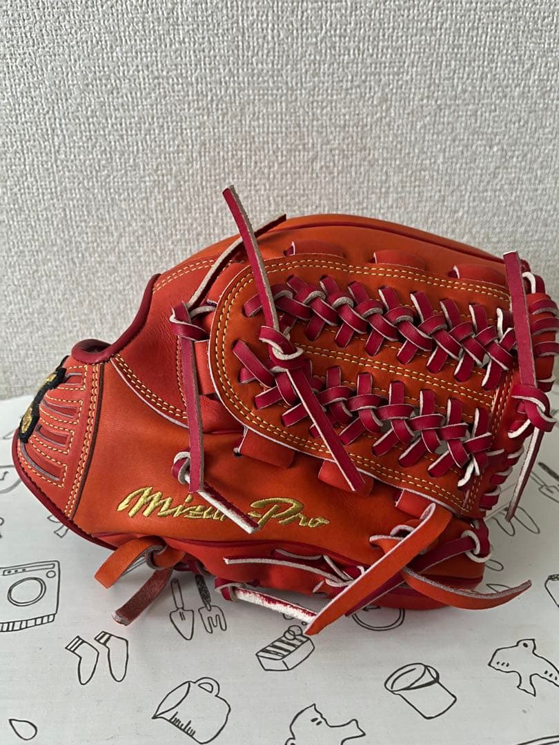 ミズノプロ　オーダー　軟式グローブ 内野手用　耕作刻印