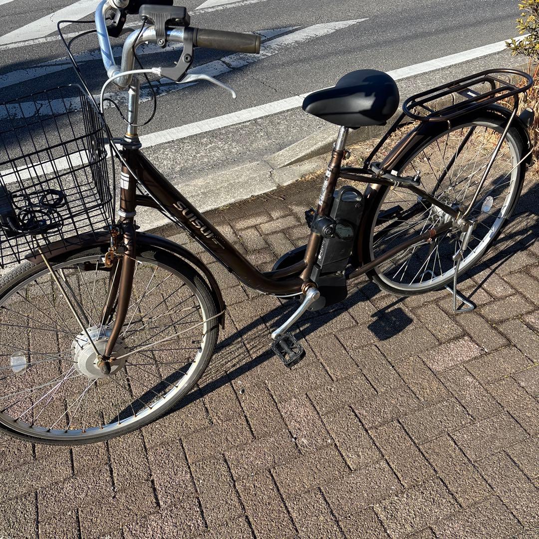 【直接の引き渡し】SUISUI 電動アシスト自転車 ブラウン