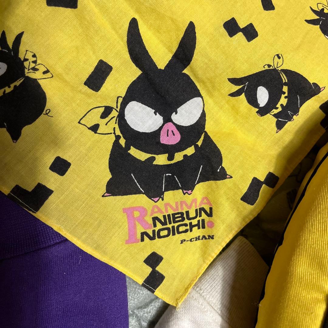 超激レア！　初代　らんま1/2 Pちゃん　バンダナ　ハンカチ