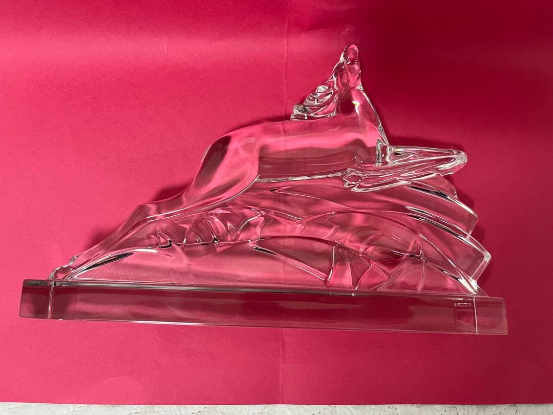 【即決価格】 BACCARAT バカラ クリスタル 鹿 置物