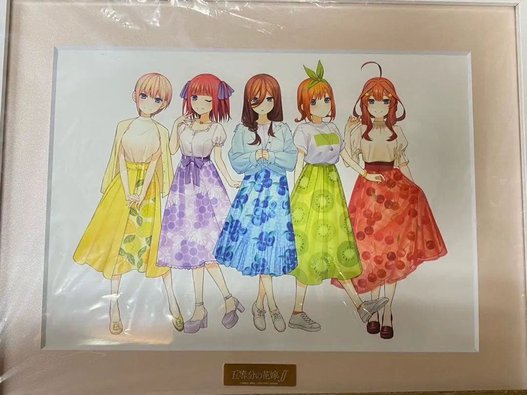 本日限定値下げ　五等分の花嫁ff　複製原画　集合(2) キャラファイングラフ
