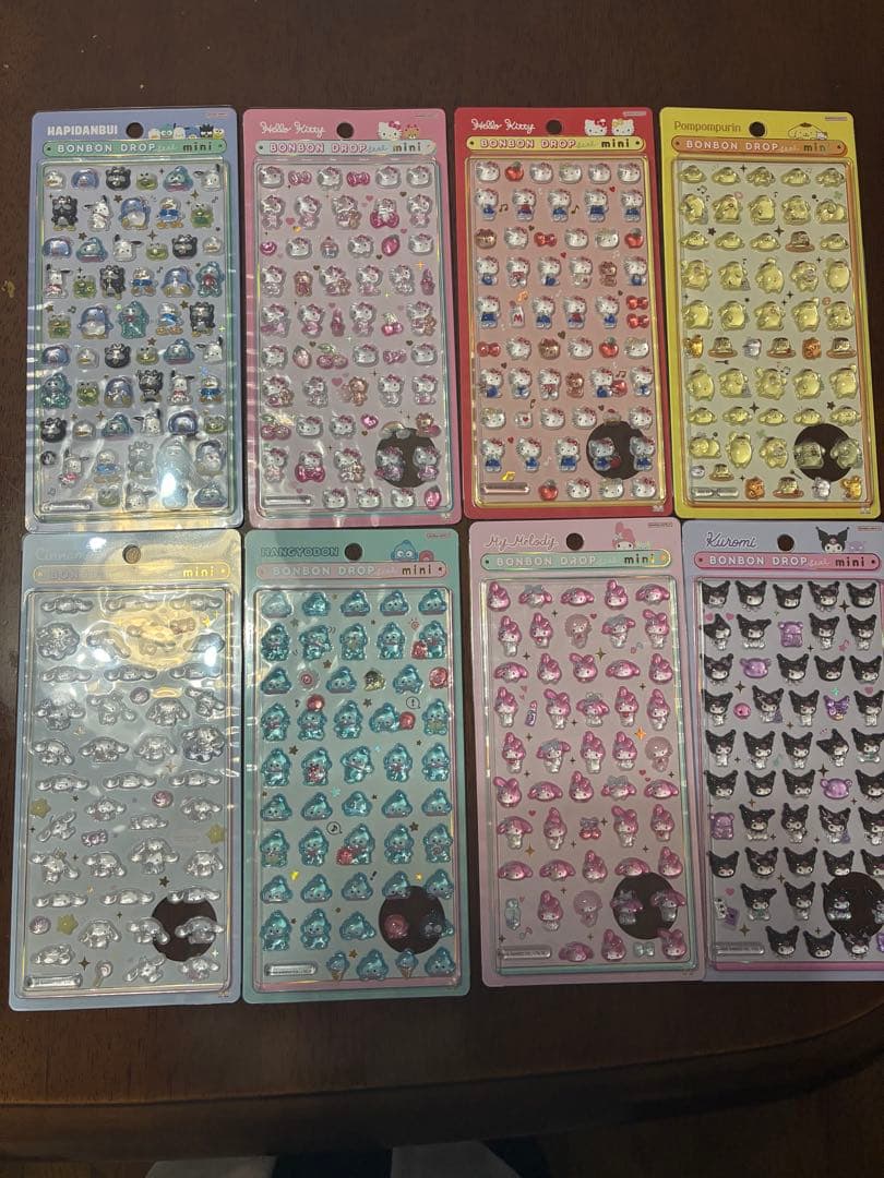 サンリオ ボンボンドロップシール ミニ 8種 セット①