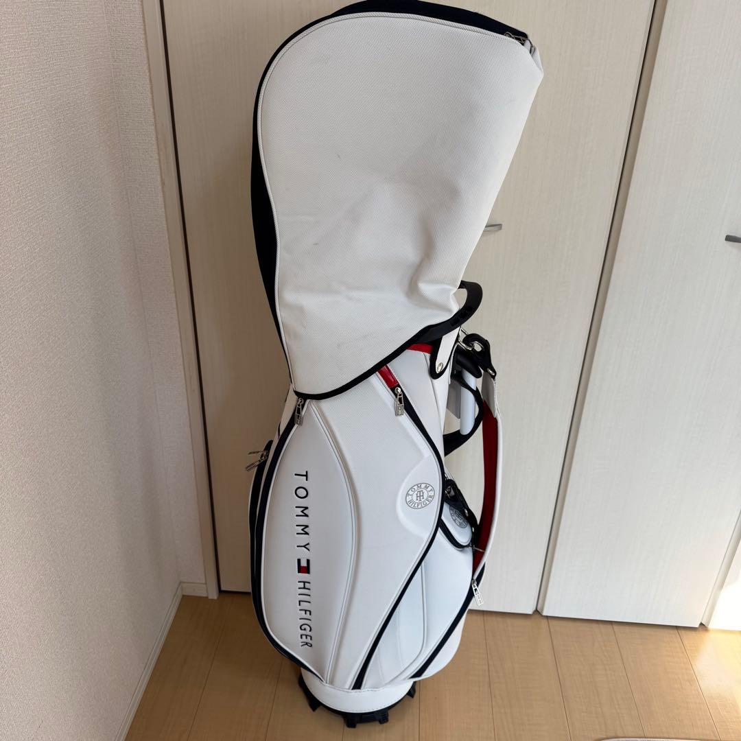   キャディバッグ ホワイト 9.5型