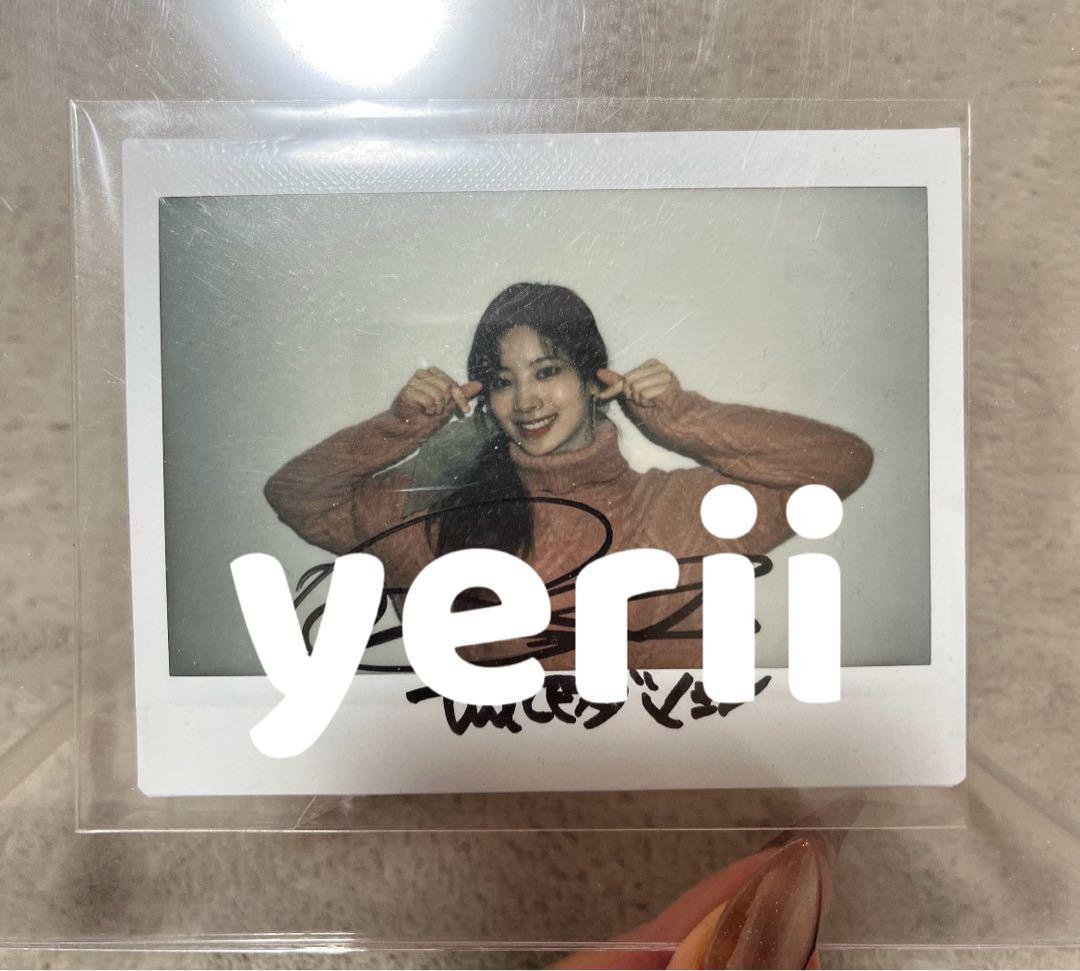 TWICE チェキ　ダヒョン　直筆　サイン　better