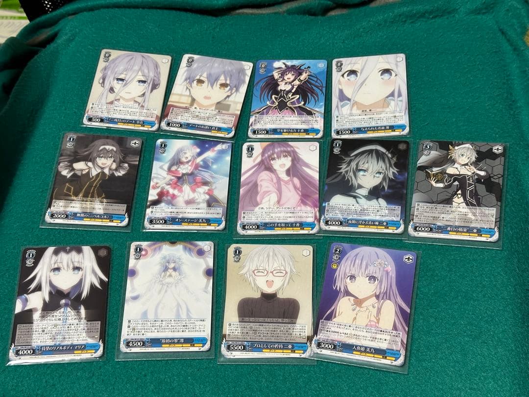 ヴァイスシュヴァルツ デートアライブ Vol.3　RR以下　4コン セット