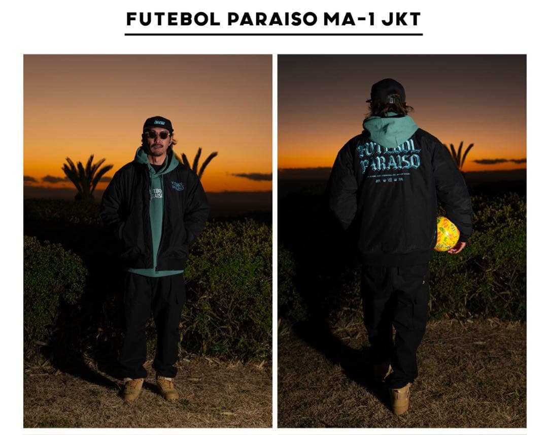 ルースイソンブラDomingo FUTEBOL PARAISO MA-1 JKT