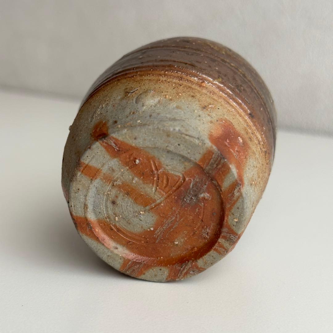 堀江英城 備前 酒器 緋襷 ぐい呑 共箱