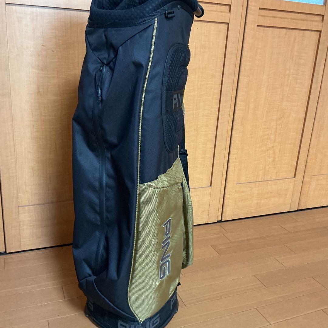 PING キャディバッグ マウンテン CB-P201 ベージュ 軽量