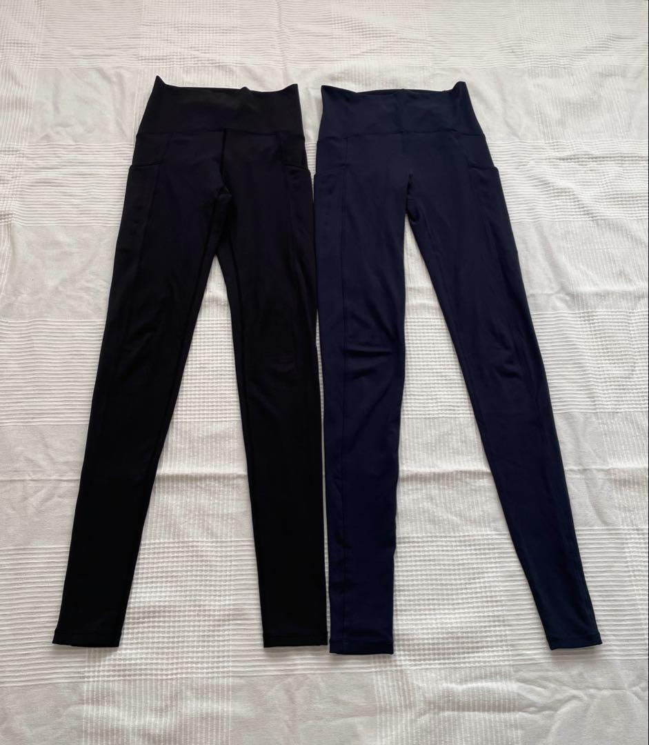 【2点 黒&紺】SUKALA トレンカレギンス　サイズS
