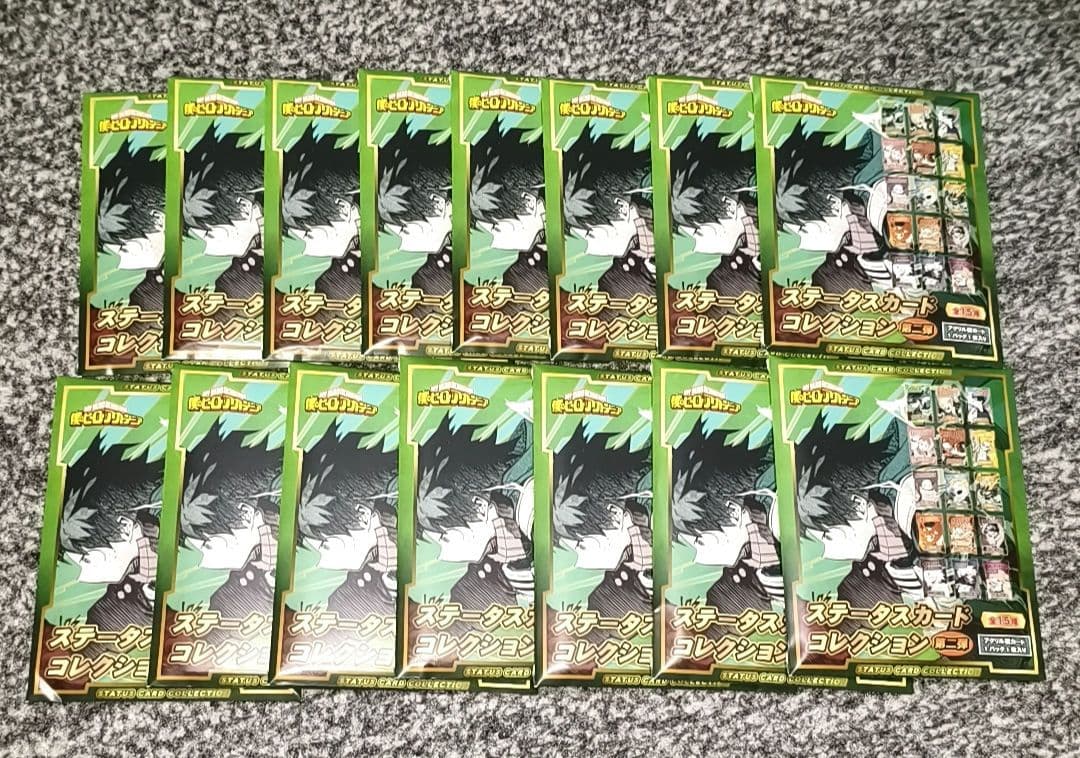 【未開封】ヒロアカ　ステータスカード　15個　ジャンフェス