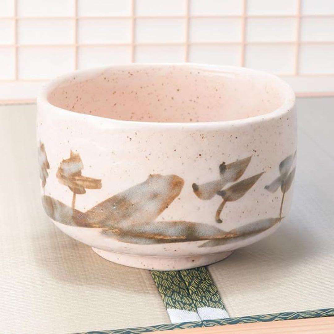 抹茶碗 11.3×H7.2cm 桃山山水画抹茶碗 茶道 茶道具 抹茶茶碗日本製