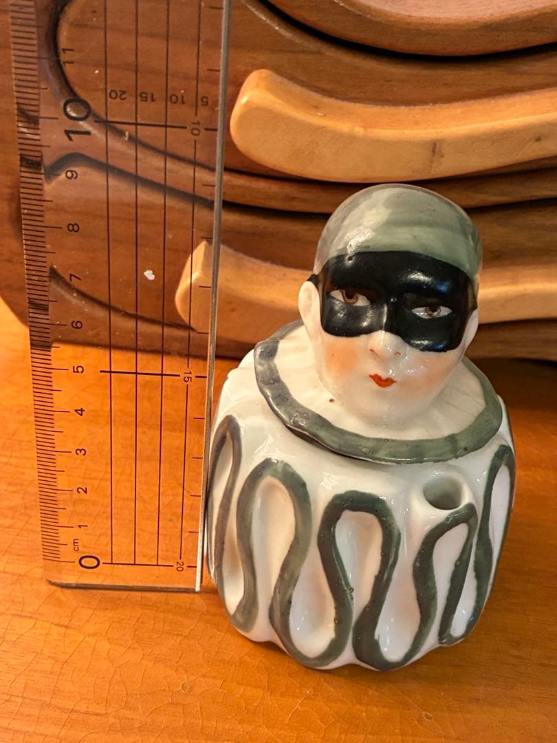 ビンテージ 30s ハーレクイン　ジェスチャー　アールデコ　アンティーク　レトロ