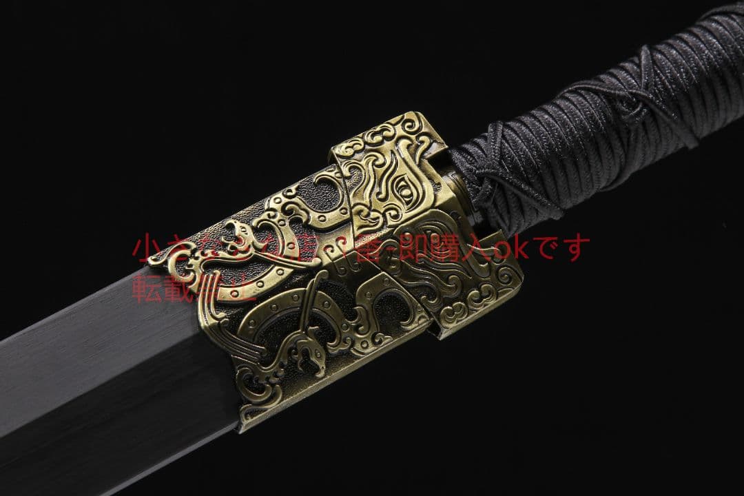 双竜血色割れ漢剣高マンガン鋼 古兵器 武具 刀装具 日本刀 模造刀 居合刀