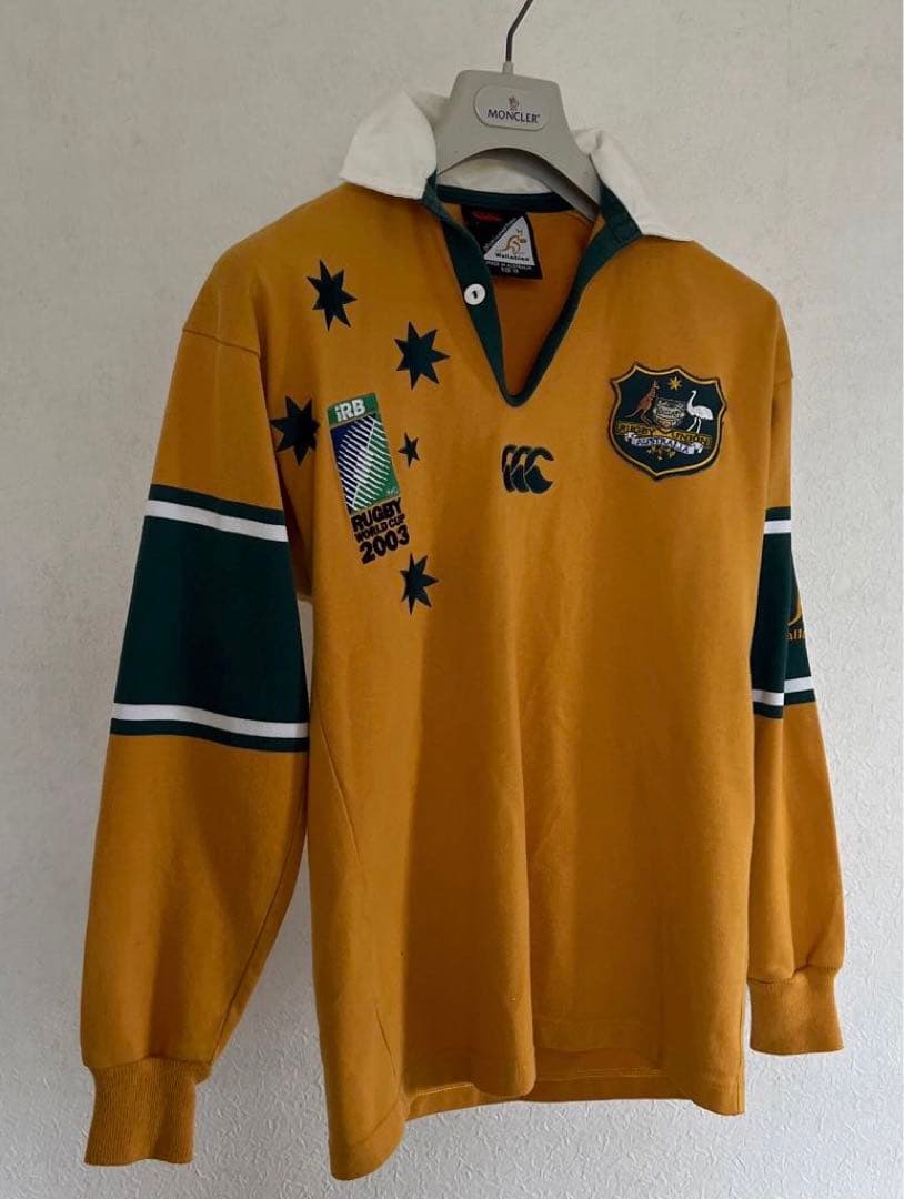 AUS製 オーストラリア代表 ワラビーズ ラグビー ジャージ ラガーシャツ XS