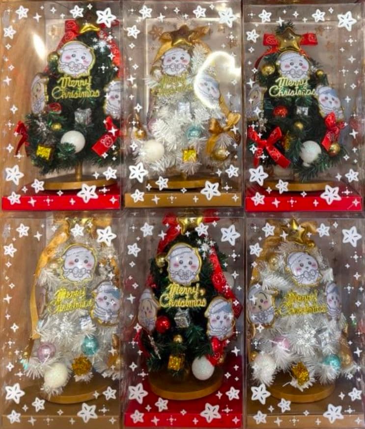 ちいかわ　クリスマスツリー　パレード　プライズ　2種×3セット⑧