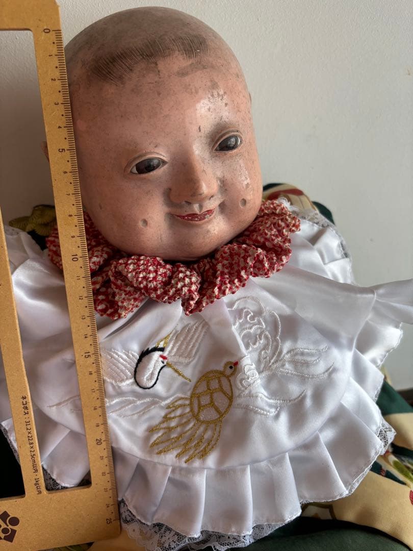 市松人形 訳あり　大正　昭和レトロ　 約53cm 日本人形　アンティーク　骨董