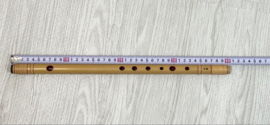 篠笛　ケース付き　八本調子　6穴　ドレミ調　大塚竹管楽器
