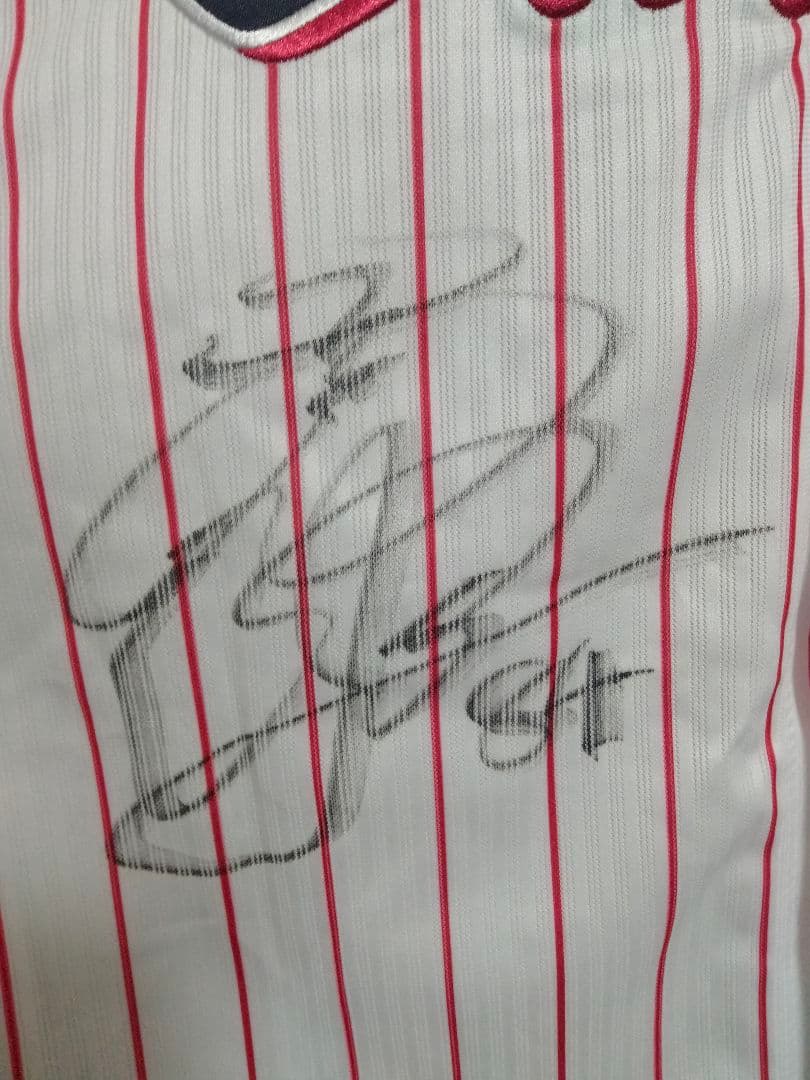 マジェスティック ヤクルト 松岡健一コーチ 2022サイン入り刺繍ユニフォーム