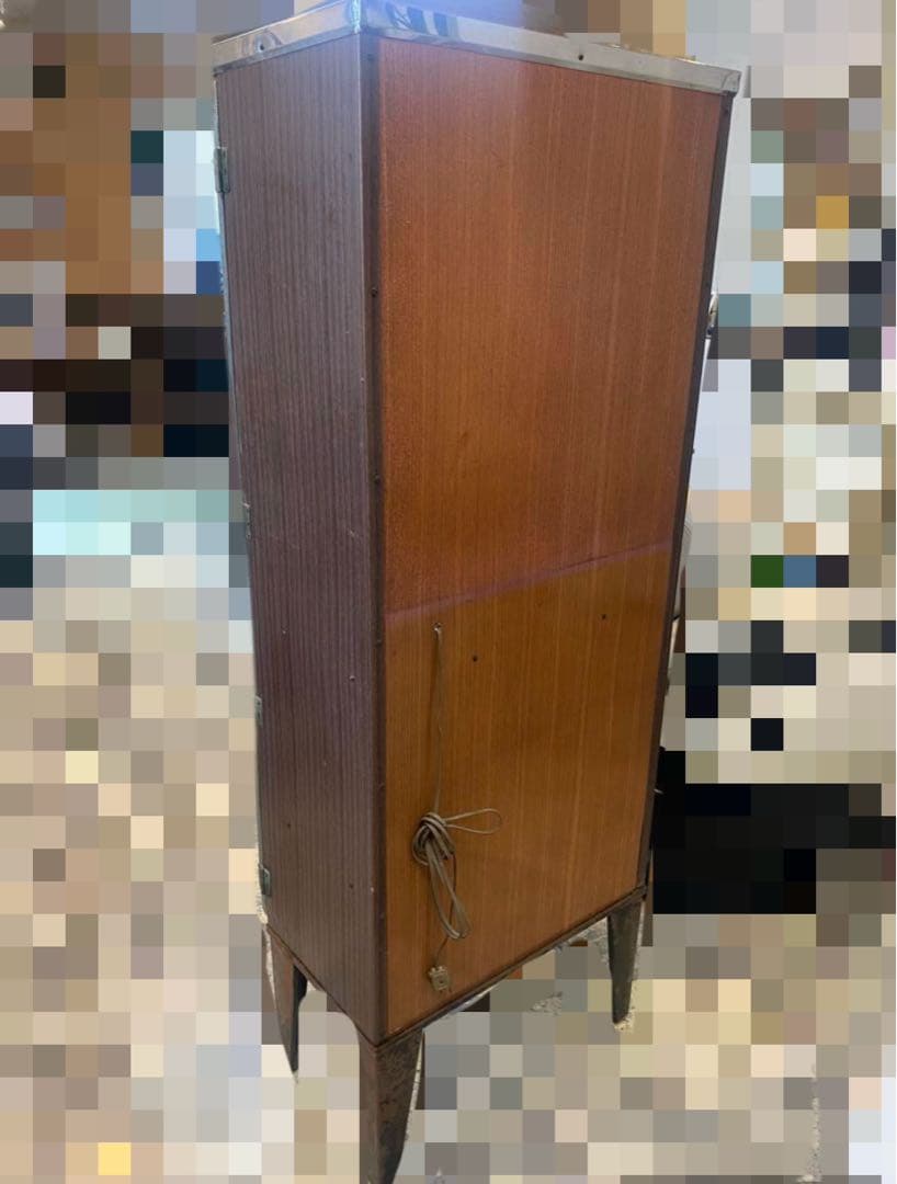 昭和レトロ 紫外線消毒器&保管庫 ライト点灯動作確認済み 希少 アンティーク