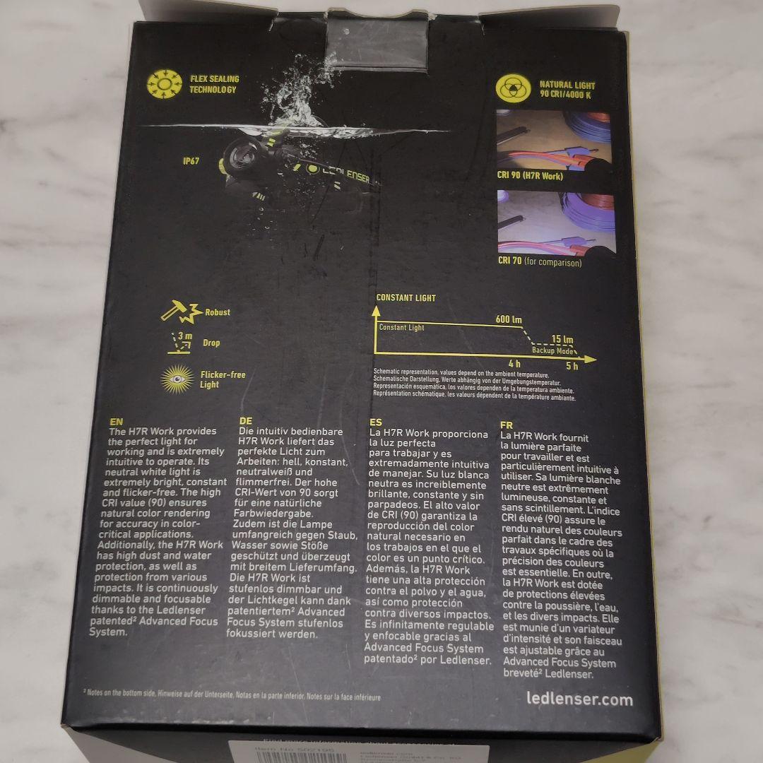 新品　未使用品　LED　ヘッドライト　レッドレンザ―　USB充電　502195