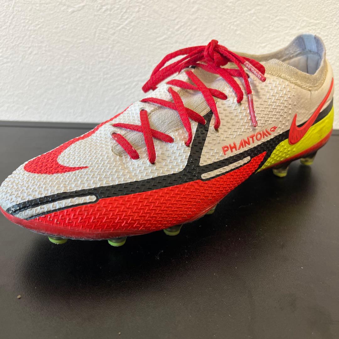 成立済ファントム GT2 エリート AG(ホワイト×レッド) 25.5cm