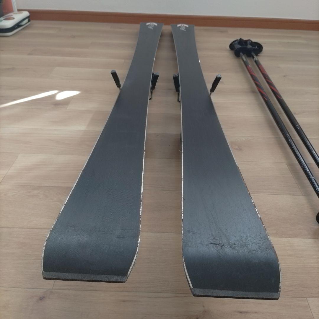 SALOMONのスキー板162cm ビンディングセット ストックおまけ