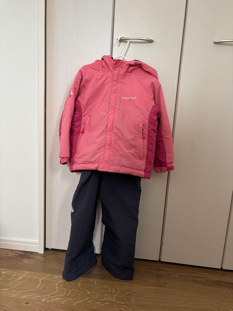 mont-bell スキーウェア上下セット110cm