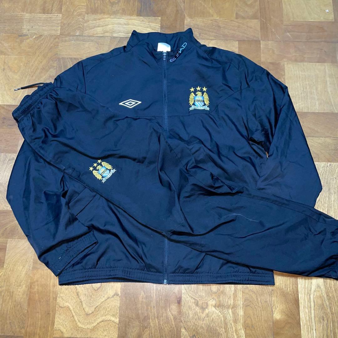 ウェア 90s umbro Manchester city nylon setup