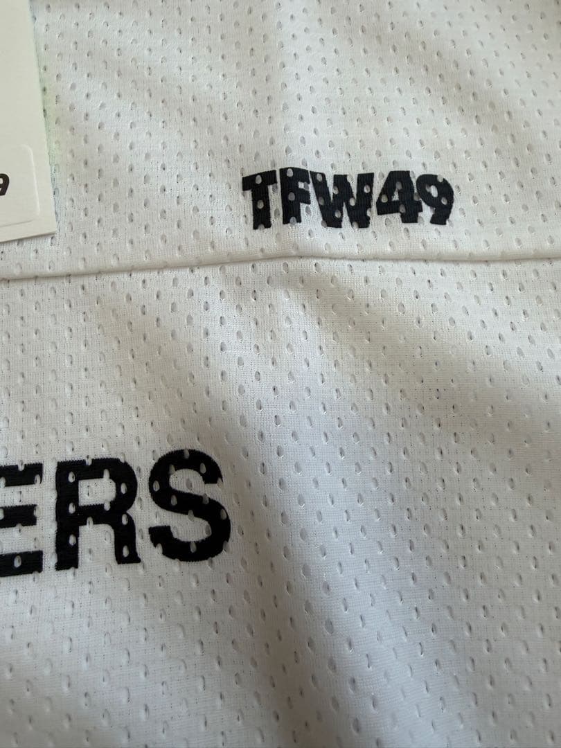 新品正規品TFW49/XL】吸汗速乾ドライ素材半袖モックネックシャツ高機能高品質