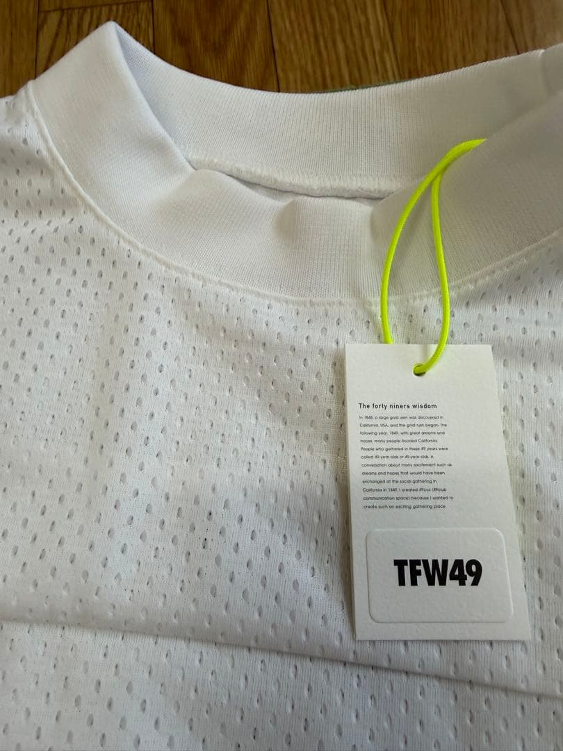 新品正規品TFW49/XL】吸汗速乾ドライ素材半袖モックネックシャツ高機能高品質