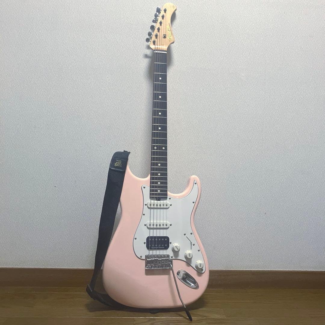 Bacchus エレキギター ストラップ ケース付き