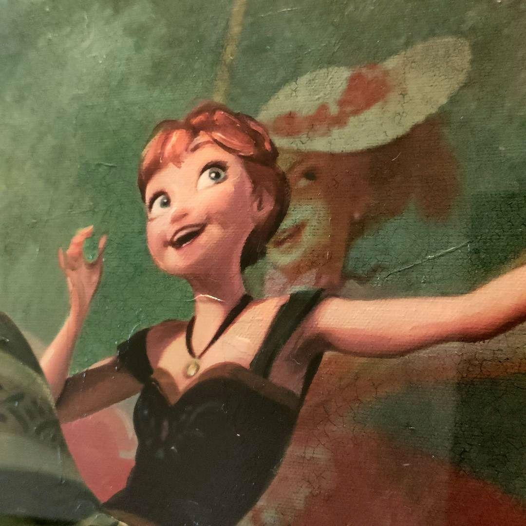 【限定品】アナと雪の女王 サイン入りアート Art Imitates Art