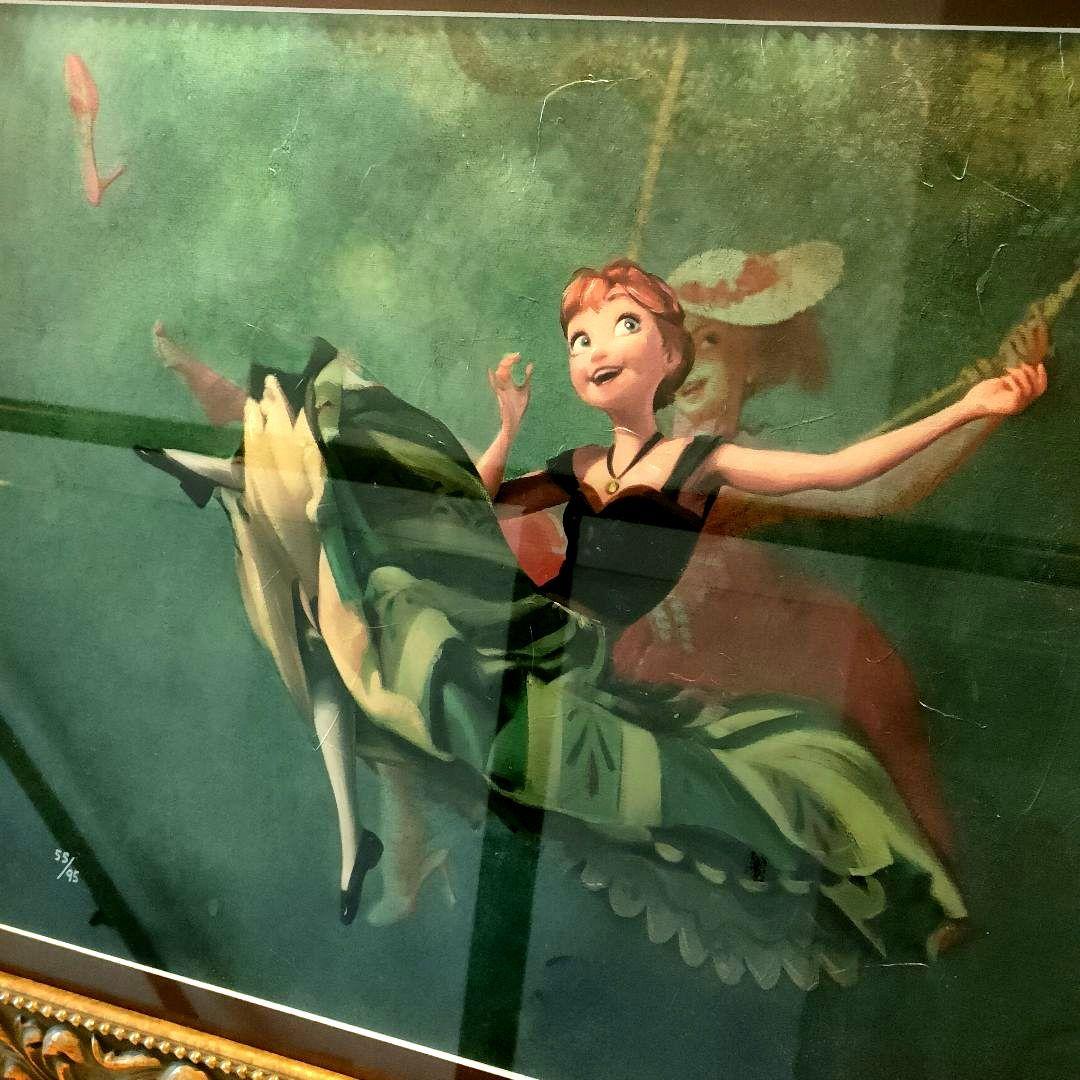 【限定品】アナと雪の女王 サイン入りアート Art Imitates Art