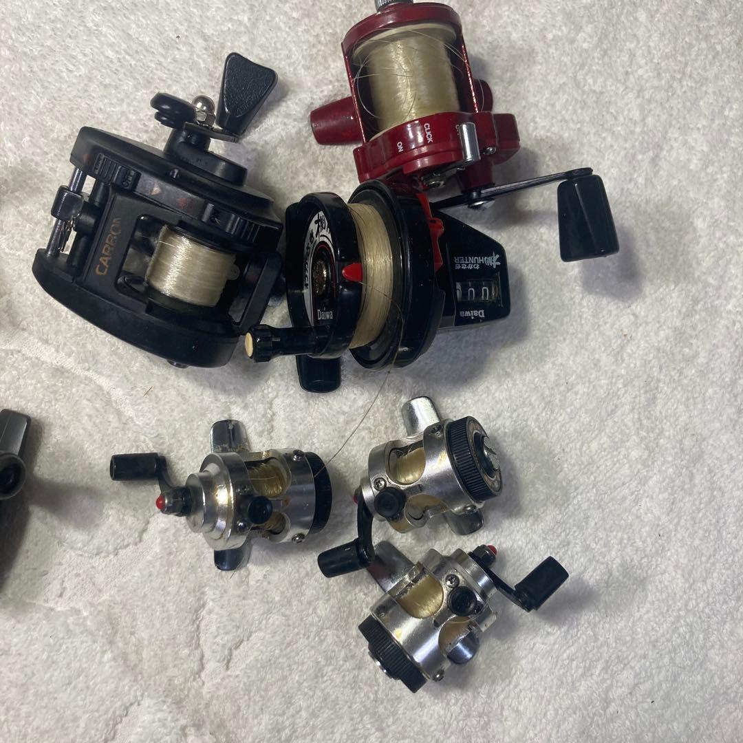 フィッシングリール14個(ワカサギ釣り？)