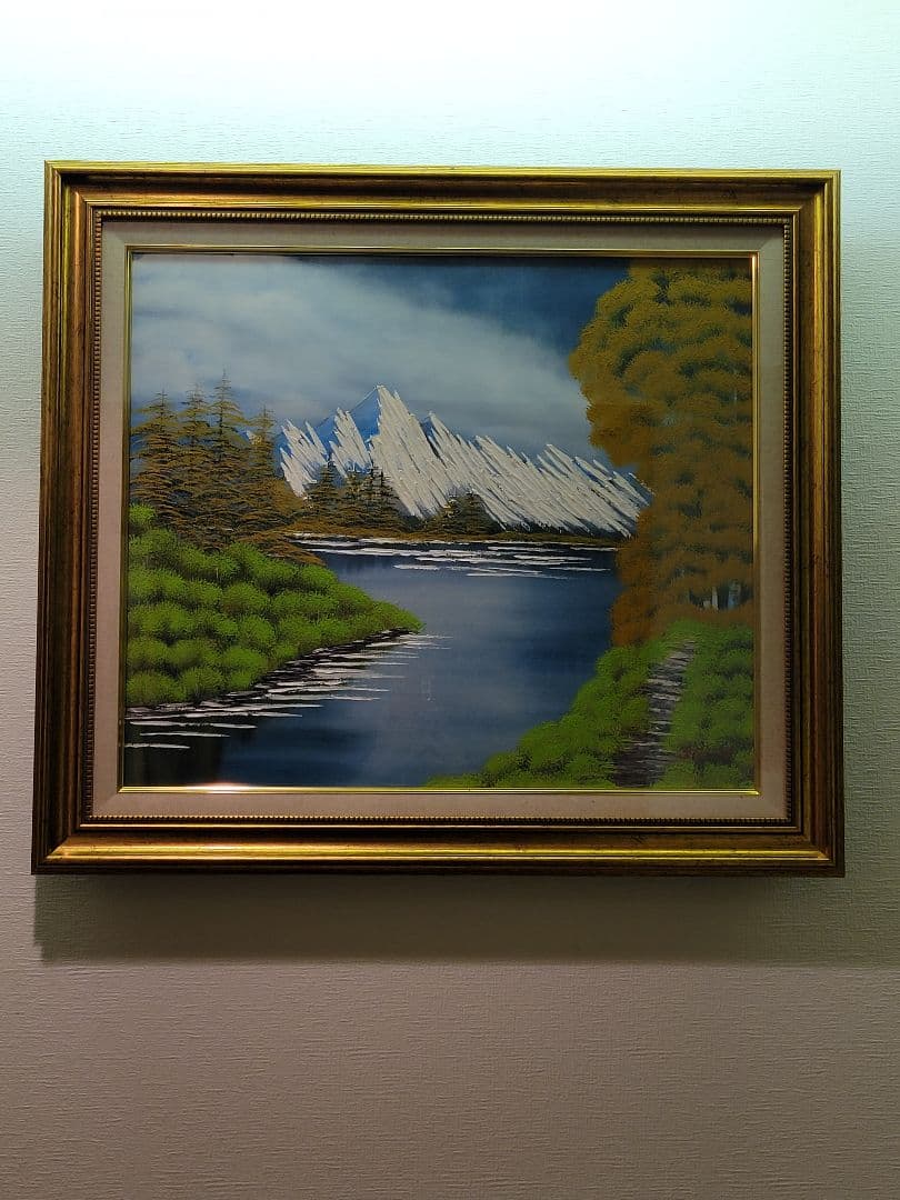 絵画 Winter Mountains