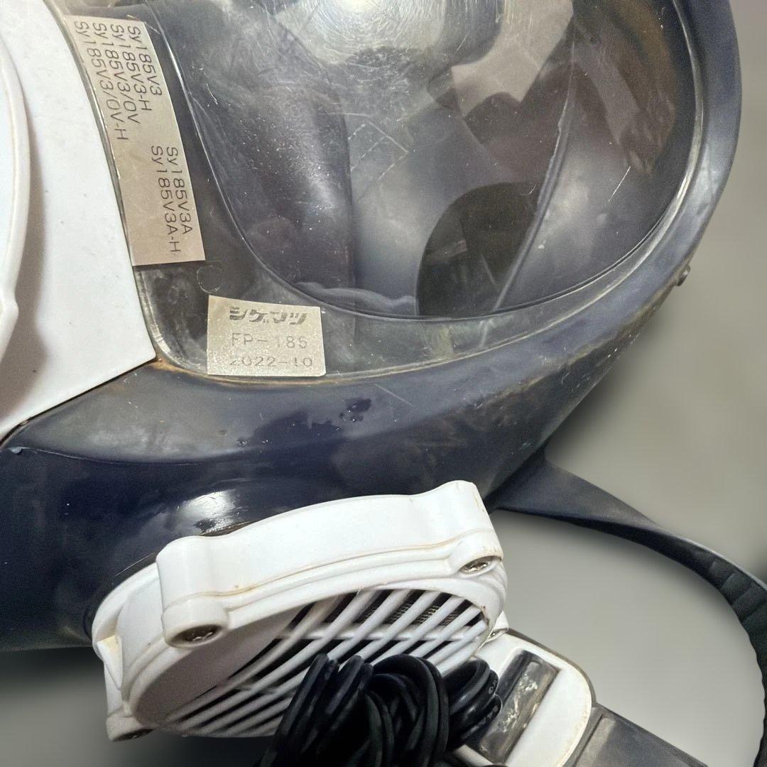 防塵マスク FP-188 バッテリー・ファン付き充電器付きフィルター缶付き