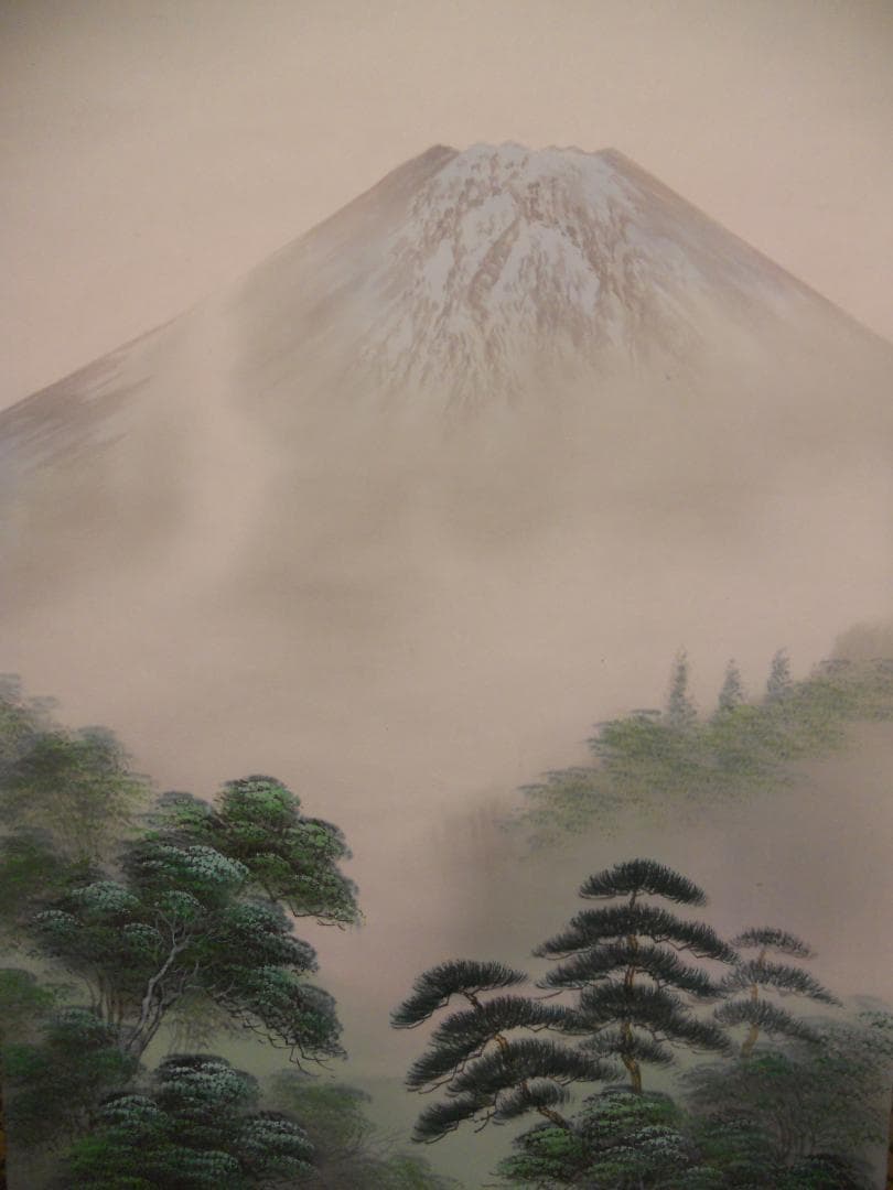 掛け軸 松泉 谿谷松風之図 絹本 希少 軸装 茶道具 掛軸 美品 です。