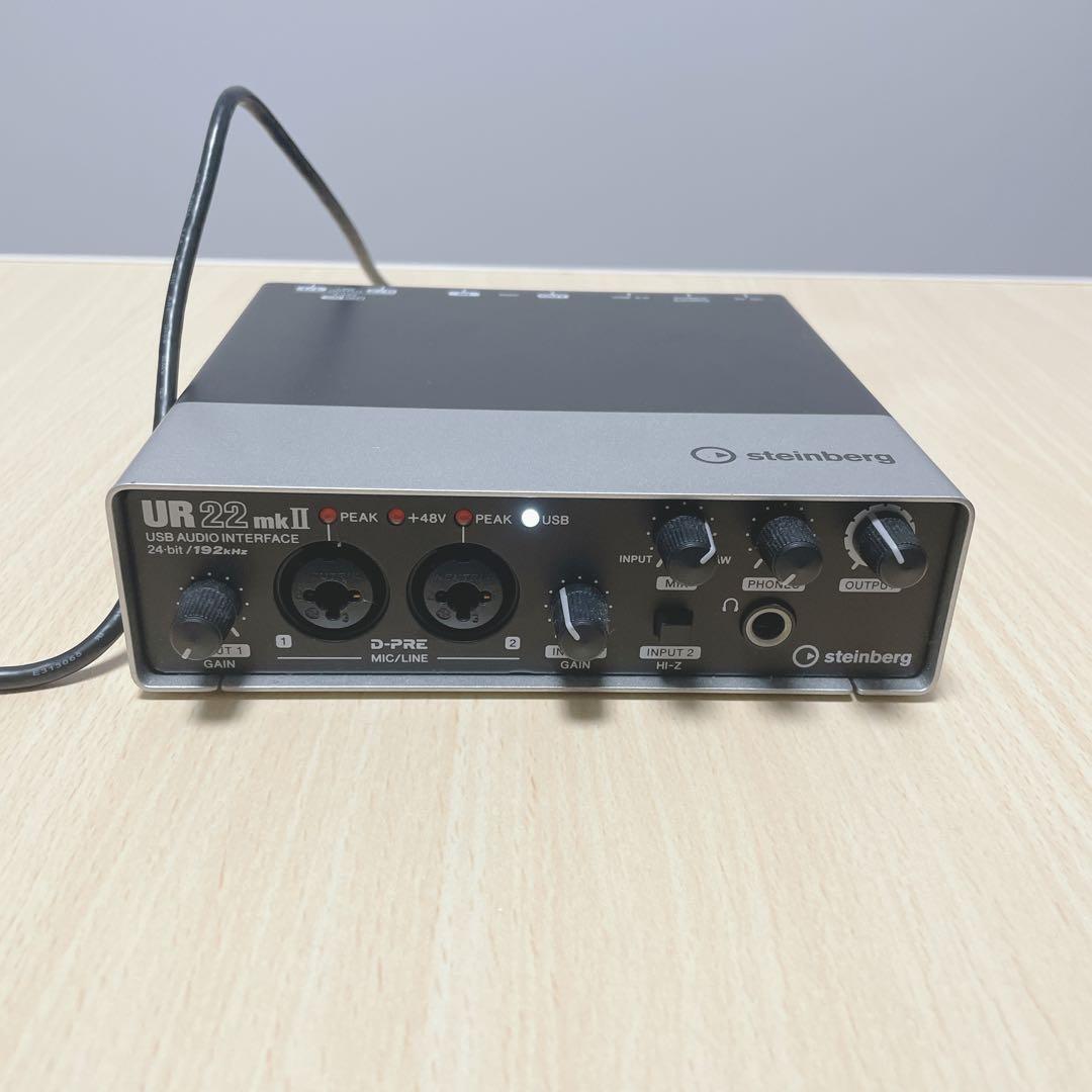 steinberg UR22mkⅱ オーディオインターフェイス 動作確認済み