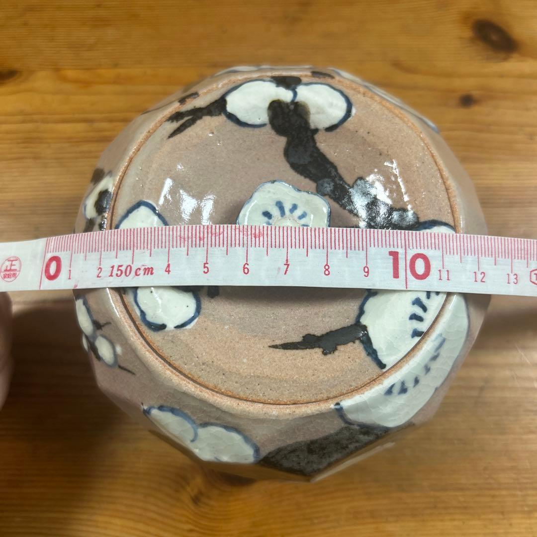 乾山写　蓋物　白梅　京焼　清水焼　美術品　工芸品
