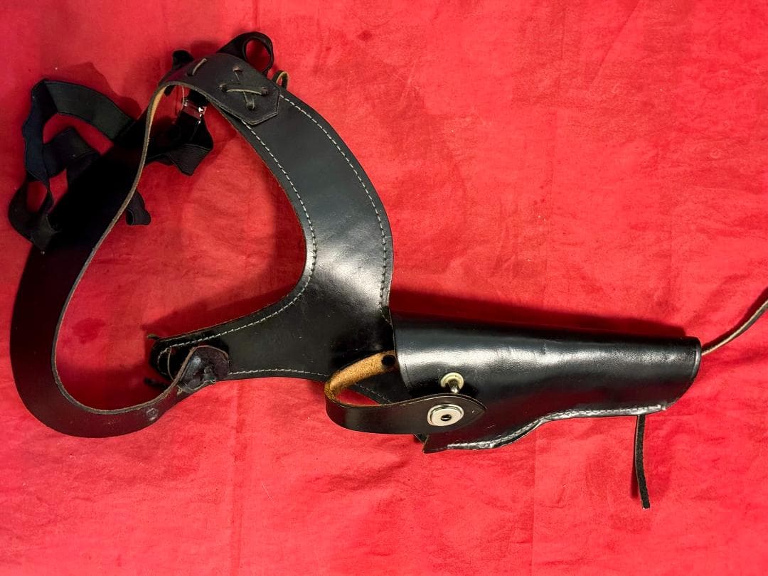 整備済 革製 ショルダーホルスター リボルバー オートマチック 対応