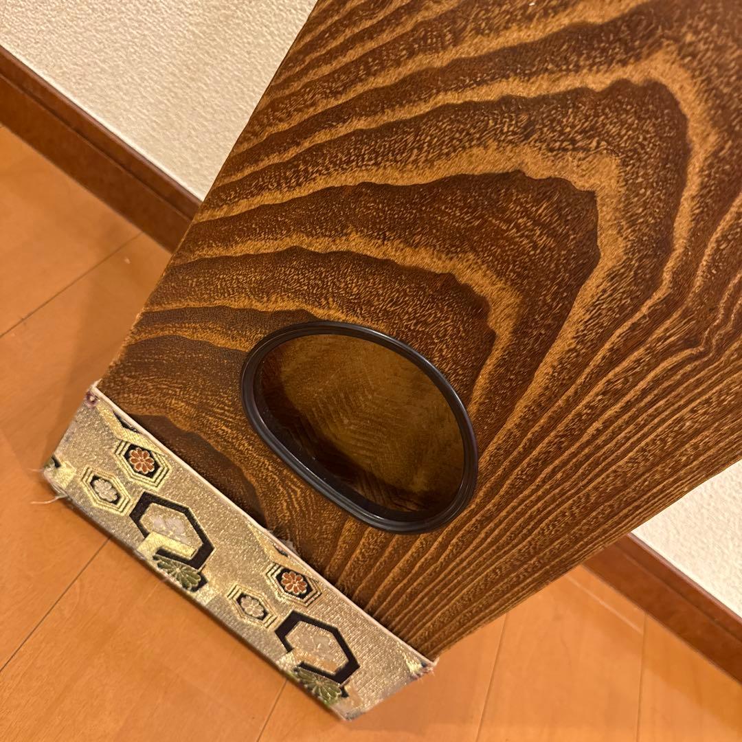 琴 13弦 綾杉彫り くり甲 福山琴